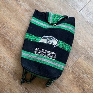Seattle Seahawks Knit Retro Striped Backpack